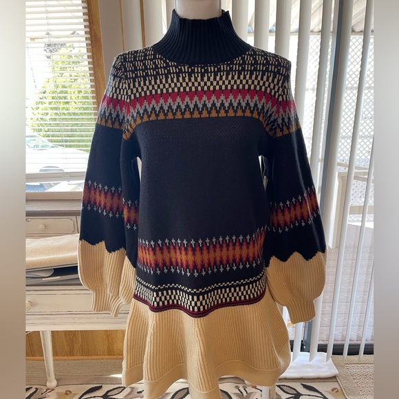 Anthropologie Bubble-Sleeve Turtleneck Sweater - Picture 5 of 10